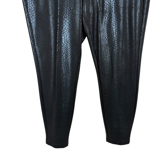 Torrid Black Iridescent Snake Print Pull on Skinny Pants Women's Plus Size 1X - Picture 5 of 8